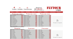 Desktop Screenshot of flytourviajes.com