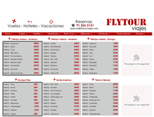 Tablet Screenshot of flytourviajes.com